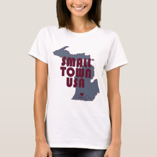 T-shirt Petite ville USA Union City Michigan State