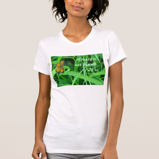 T-shirt Petites chemises de lumière de papillon (Devant)