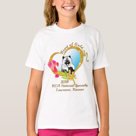 T-shirt Petites filles 2018 KCA Logo national Tee (Devant)
