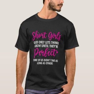 T-shirt Petites Filles Dieu Ne Laissons Les Choses Croître