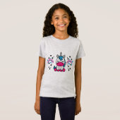T-Shirt Petites filles Unicorn Pony (Devant entier)