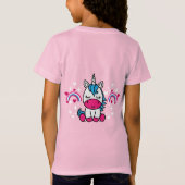 T-Shirt Petites filles Unicorn Pony (Dos)