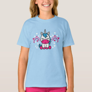 T-shirt Petites filles Unicorn Pony