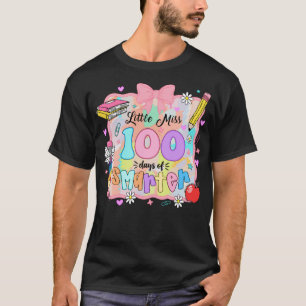 T-shirt Petites Miss 100 Jours Plus Intelligentes Filles E