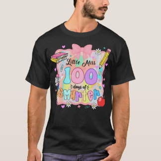 T-shirt Petites Miss 100 Jours Plus Intelligentes Filles E