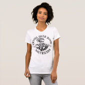 T-shirt Petits amis de lecture pour femmes ajustés (Devant entier)