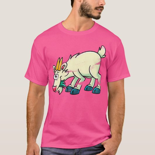 T-shirt Petits bêtes de chèvre de ferme chèvre animale de (Devant)