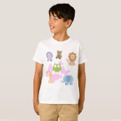T-shirt Petits Compagnons Colorés (Devant entier)