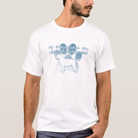T-shirt Petits-enfants de labrador retriever (Devant)