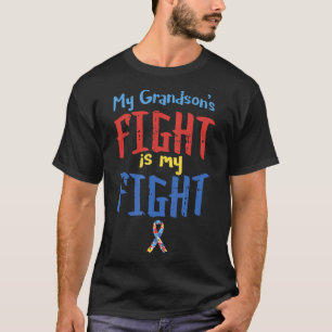 T-shirt Petits-fils autistes luttent grand-parent