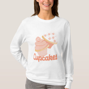 T-shirt Petits gâteaux couleur pêche de sucrerie