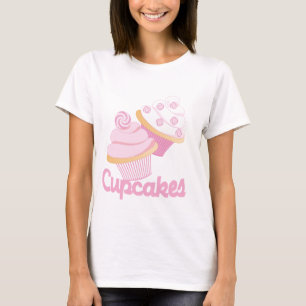 T-shirt Petits gâteaux roses frais de sucrerie