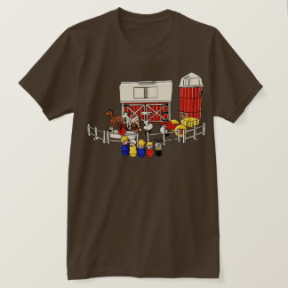 T-shirt Petits Gens Ferme Familiale - Pas d'fermes Pas de