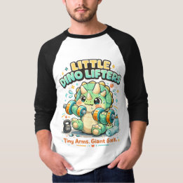T-shirt Petits Leveurs de Dino 8KG | Bras Minuscules Objec