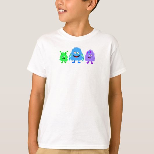 T-shirt Petits monstres mignons (Devant)