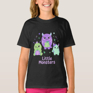 T-shirt Petits Monstres Pastel Mignon Halloween Enfants To