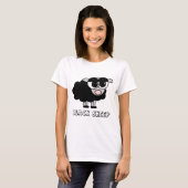 T-shirt Petits moutons noirs mignons (Devant entier)