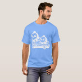T-shirt Petits Oiseaux Gourmands En Famille Style Cartoon (Devant entier)