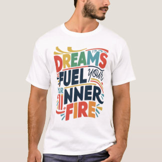 T-shirt Petits pas construisent de grands rêves