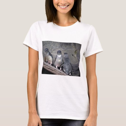 T-shirt Petits pingouins bleus (Devant)