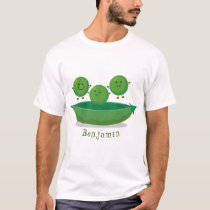 T-shirt Petits pois sauteurs en pod dessin animé illustrat