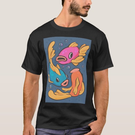 T-shirt Petits poissons (Devant)