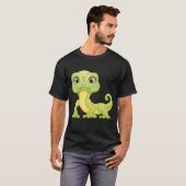 T-shirt Petits reptiles verts d'Iguana (Devant entier)