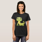 T-shirt Petits reptiles verts d'Iguana (Devant entier)