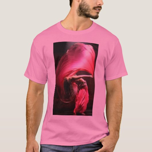 T-shirt Petits vels roses de Jamilla doubles (Devant)