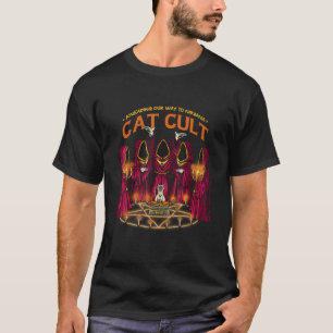 T-shirt Pétrir notre chemin vers Nirvana Cat Cult Occult A