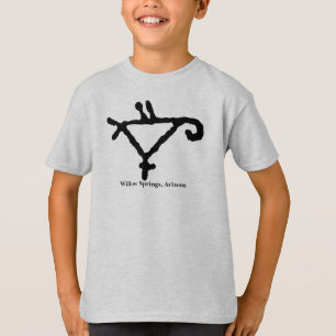 T-shirt Petroglyphe d'un perroquet stylisé