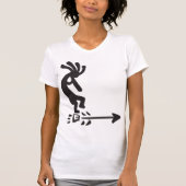 T-shirt Petroglyphes Silhouette Kokopelli (Devant)