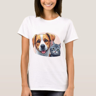 T-shirt pets and dog