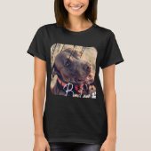 T-shirt Pets Modern Simple Cool Nge Name And Photo (Devant)
