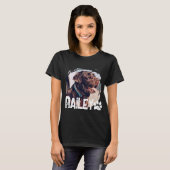 T-shirt Pets Simple Modern Cool Nge Name And Photo (Devant entier)