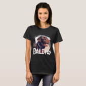 T-shirt Pets Simple Modern Cool Nge Name And Photo  (Devant entier)