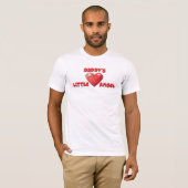 T-shirt Peu d'ange du papa (Devant entier)