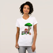 T-shirt Peu de dessus rouge de capuchon (Devant entier)