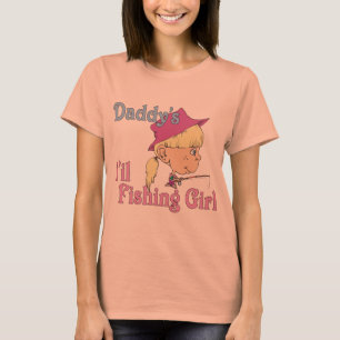 T-shirt Peu de fille de la pêche du papa