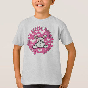 T-shirt Peu de lapin du câlin de la grand-maman