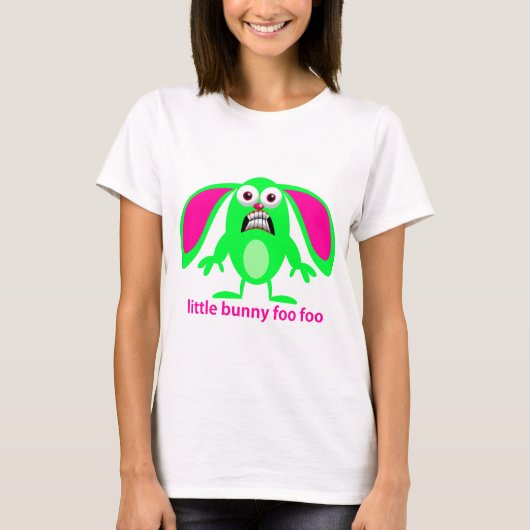 T-shirt Peu de lapin Foo Foo (Devant)