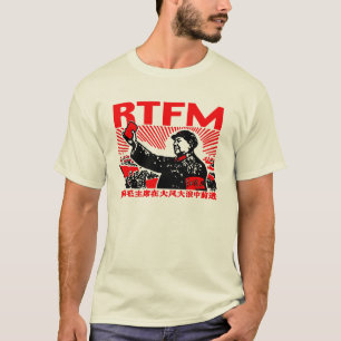 T-shirt Peu de livre rouge de RTFM Mao