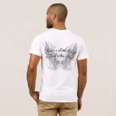 T-shirt Peu de peu d'un diable dans cet ange #1a (Dos entier)