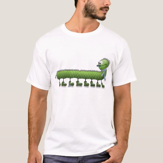 T-shirt Peu de problème (vert) (Devant)