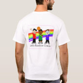 T-shirt Peu de trio de bandes dessinées d'arc-en-ciel (Dos)