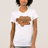 T-shirt Peu fille Brown 08 (Devant)