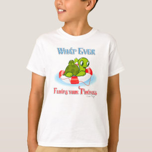 T-shirt Peu importe ce qui flotte vos tortues 2