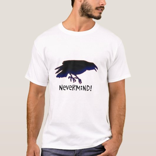 T-shirt "Peu importe" Raven (Devant)