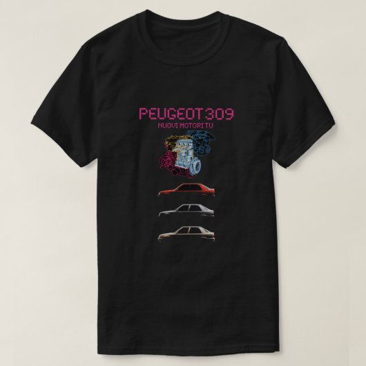 T-SHIRT PEUGEOT 309 (Design devant)