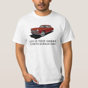 T-shirt Peugeot 404 - La vie est trop courte pour conduire